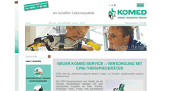 Desktop Screenshot of komed-medical.de